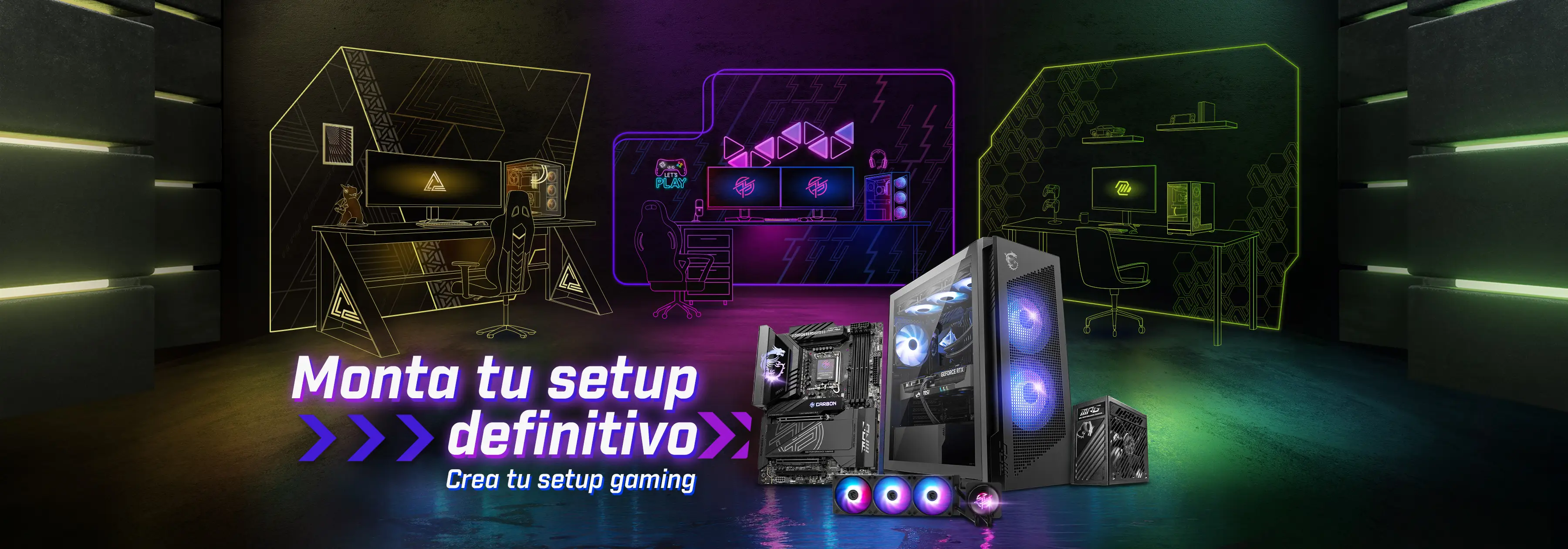 MONTA TU SETUP DEFINITIVO CREA TU SETUP GAMING